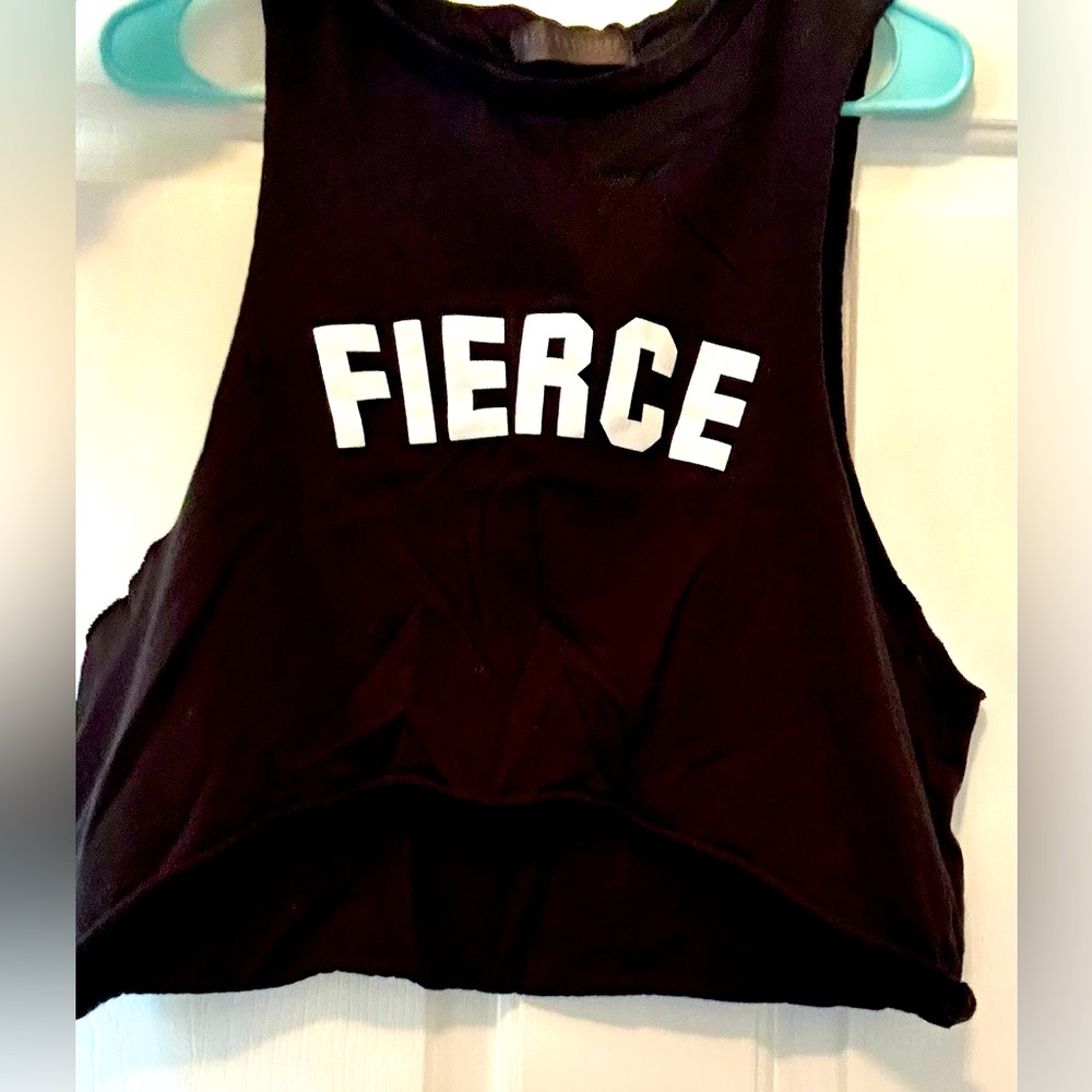 Stylestalker Black Muscle Tank S (could fit XS) Hi-low Crop